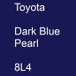 Preview: Toyota, Dark Blue Pearl, 8L4.